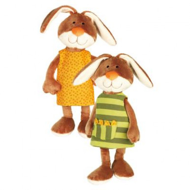 Мягкая игрушка sigikid Кролик в платье 40 см 38327SK-3-изображение