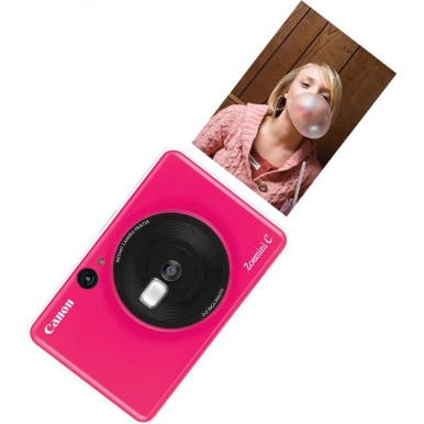 Портативная камера-принтер Canon ZOEMINI C CV123 Bubble Gum Pink-1-изображение