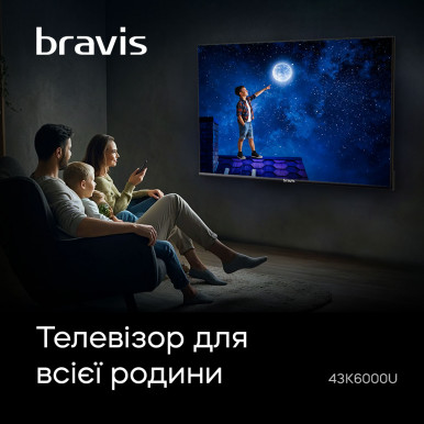 LED-телевізор Bravis 43K6000U-58-зображення