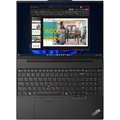 Ноутбук Lenovo ThinkPad E16-G2 16" WUXGA IPS AG, Intel U7-155H, 16GB, F1TB, UMA, DOS, чорний-12-зображення