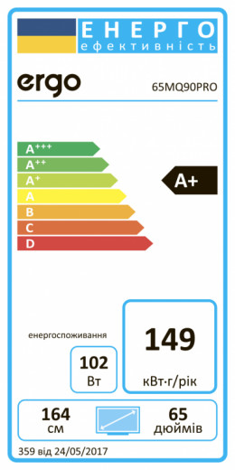 Телевізор ERGO Mini LED 65MQ90PRO-41-зображення