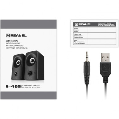 Акустична система REAL-EL S-405 USB Black (EL121100016)-16-зображення