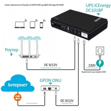 Пристрій безперебійного живлення XoKo DC1018P, 10400 mAh, black (XK-DC1018P-BK)-12-зображення