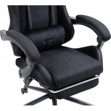 Кресло игровое GT Racer X-2325 Fabric Black LED (X-2325 Fabric Black L)-15-изображение