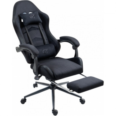Кресло игровое GT Racer X-2325 Fabric Black LED (X-2325 Fabric Black L)-17-изображение