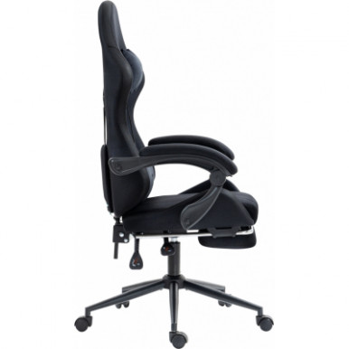 Кресло игровое GT Racer X-2325 Fabric Black LED (X-2325 Fabric Black L)-18-изображение