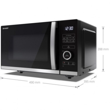 Микроволновая печь Sharp YC-QS254AE-B-11-изображение