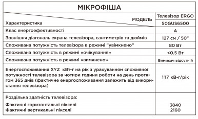 Телевізор ERGO 50GUS6500-52-зображення