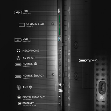 Телевізор HISENSE 55U8KQ-35-зображення