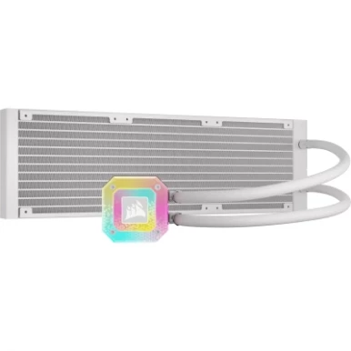 Система жидкостного охлаждения Corsair iCUE H150i Elite Capellix XT White (CW-9060073-WW)-8-изображение