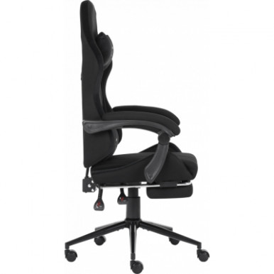 Крісло ігрове GT Racer X-2324 Black Suede (X-2324 Fabric Black Suede)-11-зображення