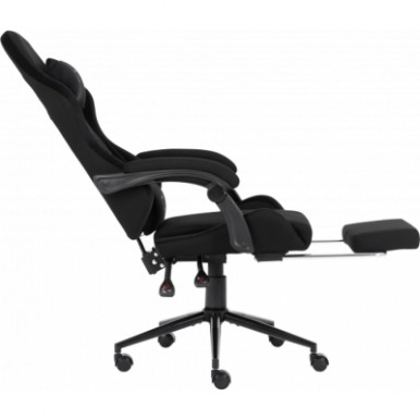 Крісло ігрове GT Racer X-2324 Black Suede (X-2324 Fabric Black Suede)-13-зображення