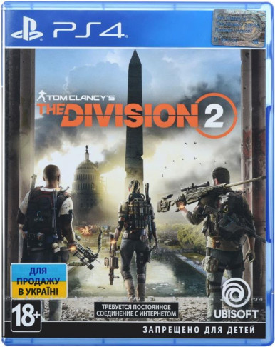 Игра PS4 Tom Clancy's The Division 2  [Blu-Ray диск]-1-изображение
