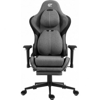 Кресло игровое GT Racer X-2308 Gray/Black (X-2308 Fabric Gray/Black)-11-изображение