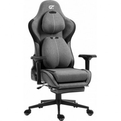Кресло игровое GT Racer X-2308 Gray/Black (X-2308 Fabric Gray/Black)-14-изображение