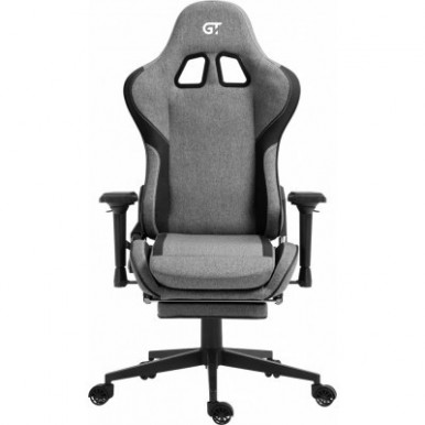 Кресло игровое GT Racer X-2308 Gray/Black (X-2308 Fabric Gray/Black)-18-изображение