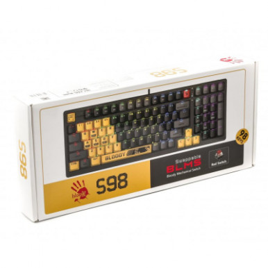 Клавіатура A4Tech Bloody S98 RGB BLMS Red Switch USB Sports Lime (Bloody S98 Sports Lime)-11-зображення