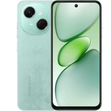 Смартфон TECNO Spark Go 1 (KL4) 6.67" 3/128ГБ, 2SIM, 5000мА•год, Magic Skeen Green-9-зображення