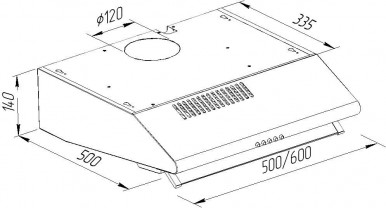 Витяжка Pyramida MH 50 IV-26-изображение