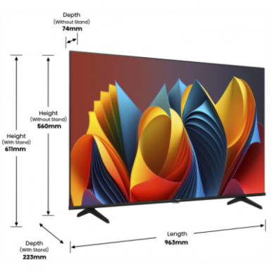 Телевізор Hisense 43E7NQ-18-зображення
