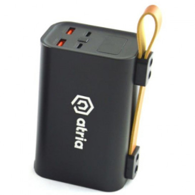 Батарея універсальна Atria 30000mAh, 100W, PD2.0, FCP, QC, AFC (WPD-100)-5-зображення
