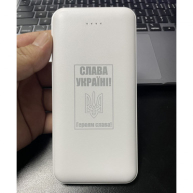 Батарея універсальна PowerPlant TPB21 10000mAh Input 5V/2A, Output 5V/2.4A (PB930296)-3-зображення