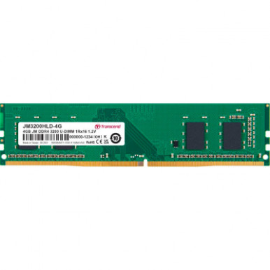 Модуль пам'яті для комп'ютера DDR4 4GB 3200 MHz Transcend (JM3200HLD-4G)-1-зображення