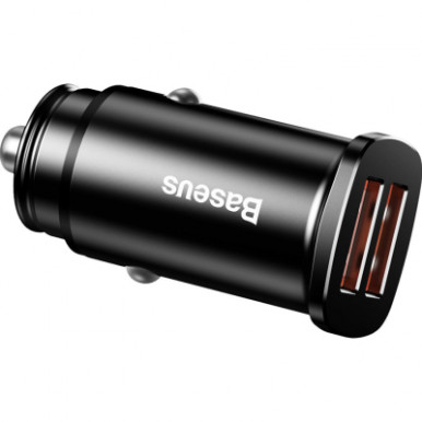 Зарядний пристрій Baseus Square metal A+A 30W Black (CCALL-DS01)-4-зображення