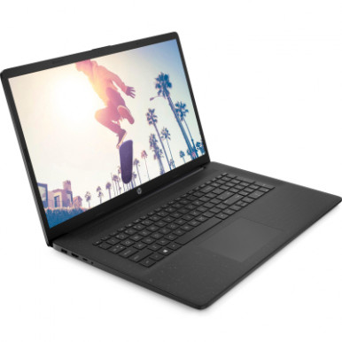 Ноутбук HP 17-cn4013ua 17.3" FHD IPS AG, Intel 3-100U, 16GB, F512GB, UMA, DOS, чорний-6-зображення