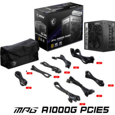 Блок питания MSI 1000W (MPG A1000G PCIE5)-11-изображение
