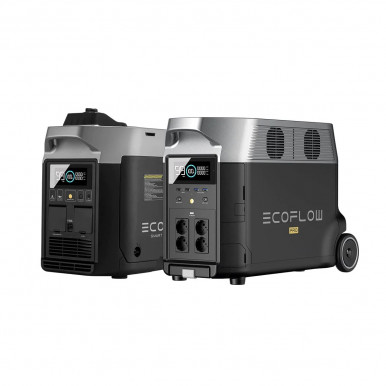 Комплект EcoFlow DELTA Pro + Двопаливний Генератор EcoFlow Smart Generator (газ-бензин)-1-зображення