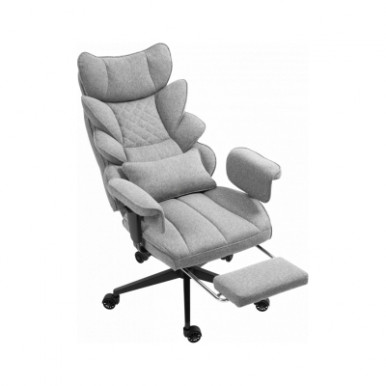 Офісне крісло GT Racer B-2511 Gray (B-2511 Fabric Gray)-15-зображення