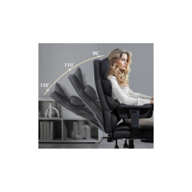 Офісне крісло GT Racer B-2511 Gray (B-2511 Fabric Gray)-17-зображення