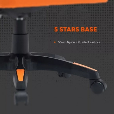 Крісло ігрове Canyon Wave MCH02 Mesh Black/Orange (CNE-MCH02)-15-зображення