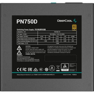 Блок питания Deepcool 750W PN750D (R-PN750D-FC0B-EU)-12-изображение