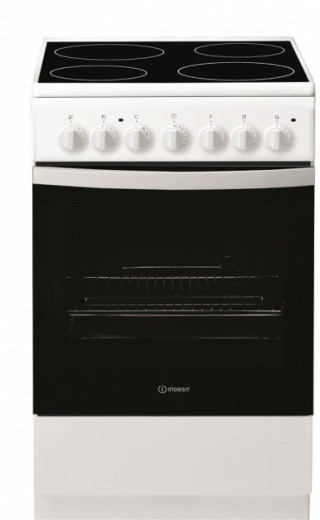 Плита склокерамічна Indesit IS5V4PHW/E, 50х60см, 61л , Гриль, Білий-1-зображення