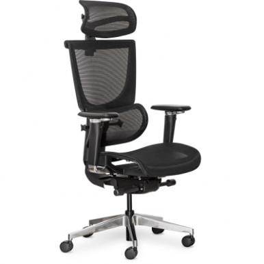 Офісне крісло Mealux S8 Air Black (HF-S8P M/B)-12-зображення