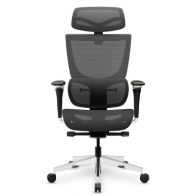 Офісне крісло Mealux S8 Air Black (HF-S8P M/B)-16-зображення