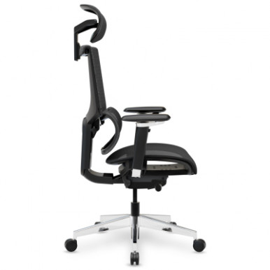 Офісне крісло Mealux S8 Air Black (HF-S8P M/B)-20-зображення
