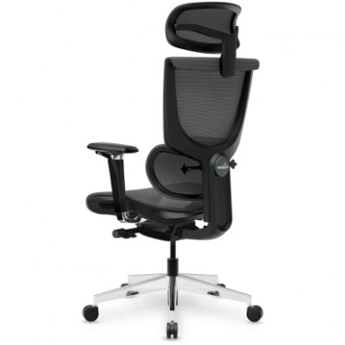 Офісне крісло Mealux S8 Air Black (HF-S8P M/B)-22-зображення