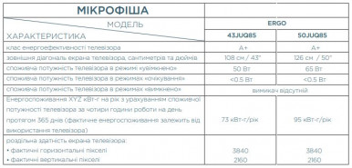 Телевізор ERGO QLED+ 43JUQ85-27-зображення