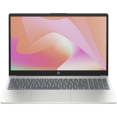 Ноутбук HP 15-fc0079ua 15.6" FHD IPS AG, AMD R3-7320U, 8GB, F256GB, UMA, DOS, сріблястий-5-зображення