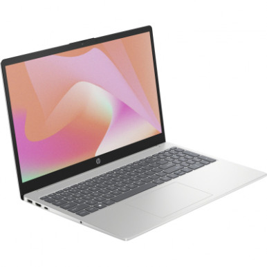 Ноутбук HP 15-fc0079ua 15.6" FHD IPS AG, AMD R3-7320U, 8GB, F256GB, UMA, DOS, сріблястий-6-зображення