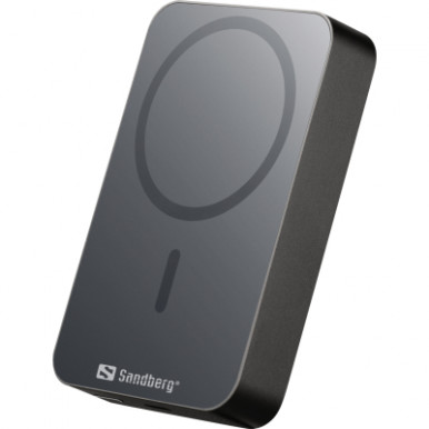 Батарея універсальна Sandberg 10000mAh 20W Magnetic Wireless Qi 15W (420-97)-5-зображення