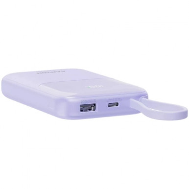 Батарея універсальна Canyon 10000mAh OnPower 101 PD/22.5W built-in cable Purple (CNS-CPB101PU)-11-зображення