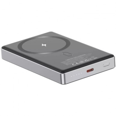 Батарея універсальна Canyon 10000mAh OnPower 510 slim Magsafe PD/20W Dark Grey (CNS-CPB510DG)-12-зображення