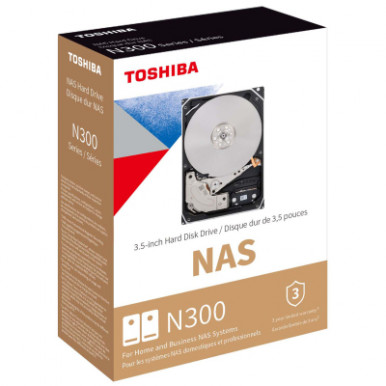 Жорсткий диск 3.5" 18TB N300 Toshiba (HDWG51JUZSVA)-5-зображення