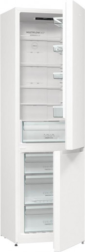 Холодильник з нижн. мороз. камерою Gorenje NRK6201EW4, 200х60х60см, 2 двері, 235( 96)л, А+, Total NF , Зона св-ті, Внутр. Диспл,-12-зображення