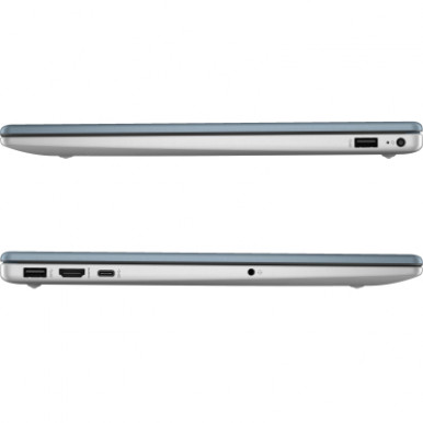 Ноутбук HP 15-fd0059ua 15.6" FHD IPS AG, Intel i3-1315U, 16GB, F512GB, UMA, DOS, блакитний-9-зображення