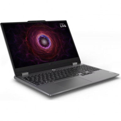Ноутбук Lenovo LOQ 15ARP9 15.6" FHD AG, AMD R5-7235HS, 16GB, F512GB, NVD3050-6, DOS, сірий-16-зображення